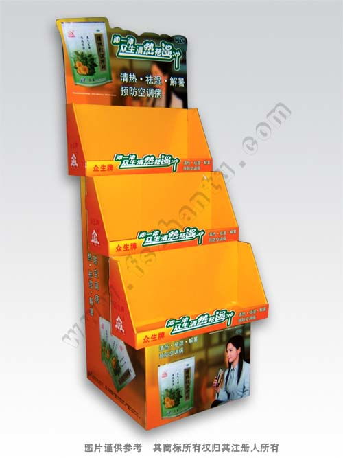 纸质展示架在日用百货销售中的应用与优势